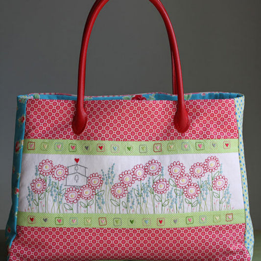 Hearts and Happy Flowers bag